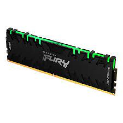 Kingston FURY Renegade RGB - DDR4 - kit - 32 GB: 4 x 8 GB - DIMM 288-pin - 3200 MHz / PC4-25600 - CL16 - 1.35 V - unbuffered - non-ECC - black
